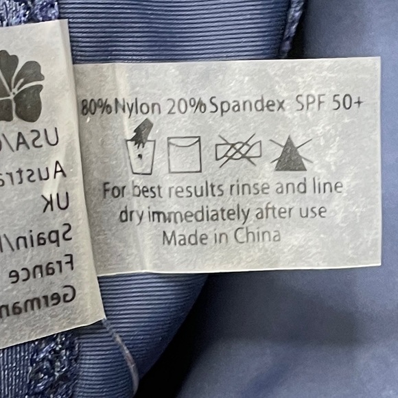 NEW Hapari Navy Blue Cover Shorts Swim Trunks Women Size XL Beach Nylon Stretch - Picture 7 of 7